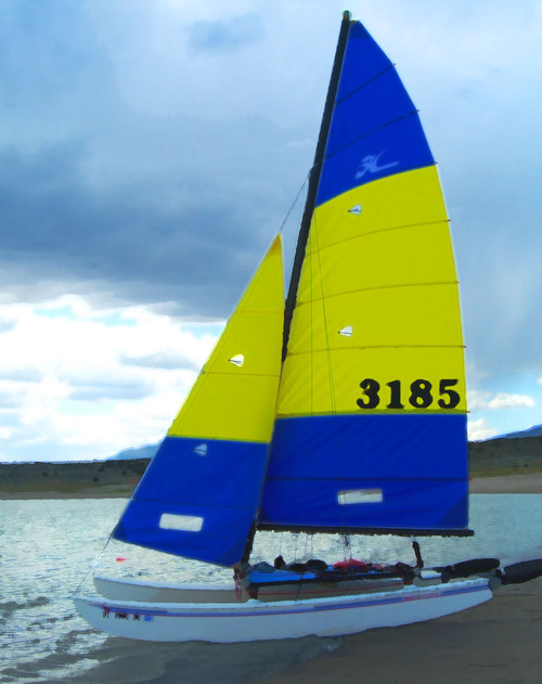 I Love sailing a Hobie Cat 16