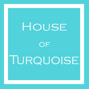 My name is Erin and I'm obsessed with the color turquoise. I love sharing beautiful blue-infused rooms on my design blog House of Turquoise!