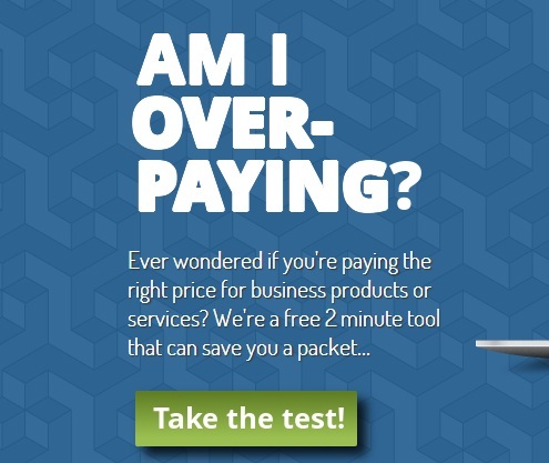 AmIOverpaying's profile picture. Are You Overpaying on business purchases? You'll never know until you Take our FREE 2 minute test and start saving money! http://t.co/HiM5Gsbc6x