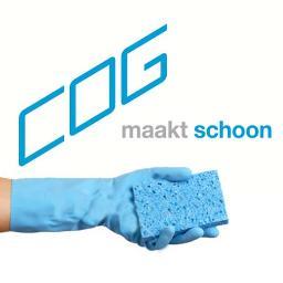 Alles is weer schoon en fris,
als COG geweest is.