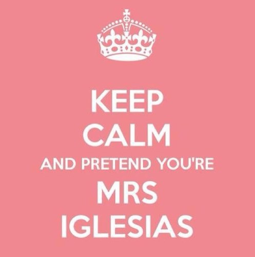 I Love Enrique Iglesias and I am one of his biggest UK fans, I saw him on 21/3/11 and he touched my hand. I am an #Enriquette Follow me and I'll follow back :)