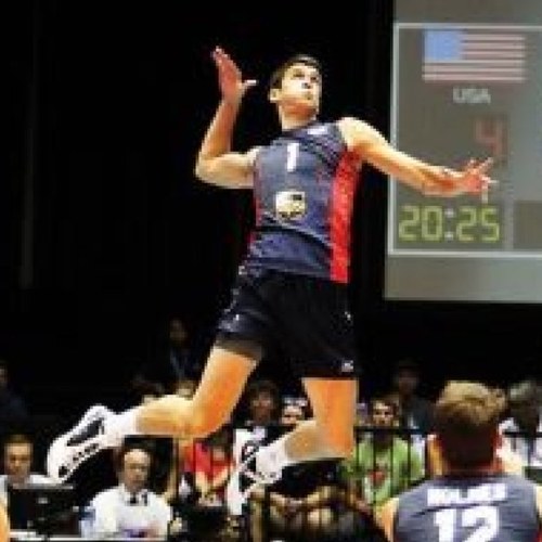 Oh you play volleyball too?
