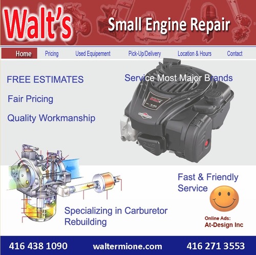 Waltermione's profile picture. Walts Mobile Small Engine Service Toronto