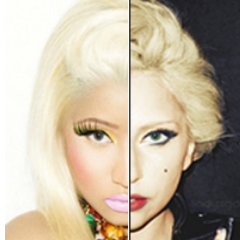 I love you, My divas: @NickiMinaj And @LadyGaga