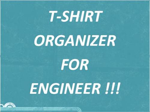 this is Official Twitter for T-shirt Organizer For Engineer!!
Now open for you to order for all Committees and Events T-shirt.
Mention us for more info :)