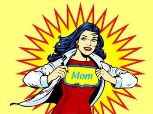 Super Mom, multi task and hyper ventilated