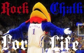 The Good Lord and Rock Chalk Jayhawk Forever