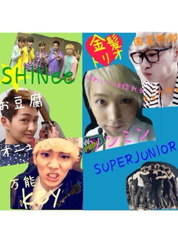 SJ・SHINee・少女時代・f(x)♥성민、オニュ、テニー、ルナよりallペン! 98(97)lineの高1だよ!!