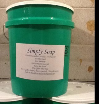 Locally made environmentally friendly laundry detergent made in Lincoln, NE. Send a DM to order. $10 for a 3 gallon supply, $2 discount container refund.