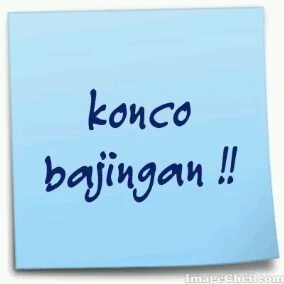 Konco nek meh nyacati rasah seko mburi! Yen wani ngomong langsung rasah ndemiming ngrasani! | wadon: 3145da92 (ʃ⌣ƪ) | follow @jarekonco, kui twittere sijine iki