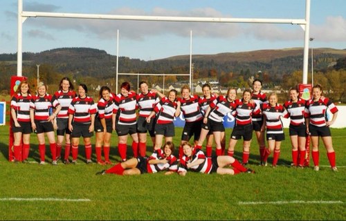 Womens Rugby Team from Stirling County playing in the Scottish Womens Premier League. All players welcome regardless of experience. #fortresshaugh