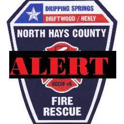 Emergency Alert Page for North Hays County Fire Rescue