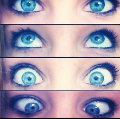 Of course I have blue eyes! Swag✌