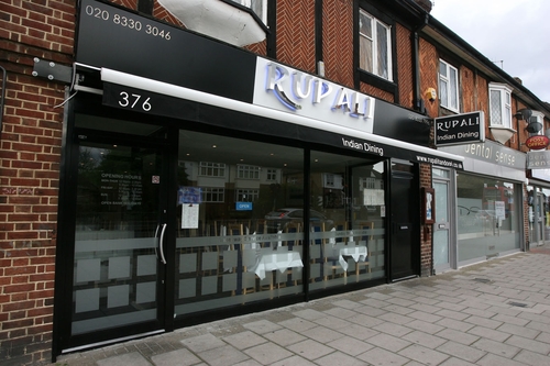 If you are looking for a relaxed and chilled out dining experience, head for Rupali Indian Cuisine.

376, Malden Road, Worcester Park,
surrey 
KT4 7NL