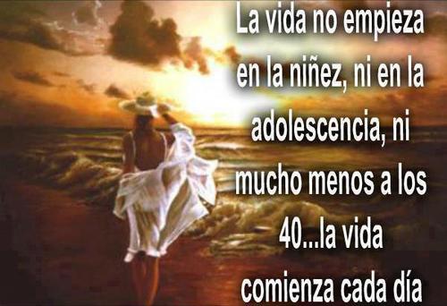 Resultado de imagen de reflexion que bella es la vida