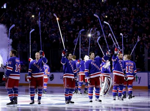 Probably the biggest Ranger fan out there #NYR #NewYorkFuckingRangers #Bestteam