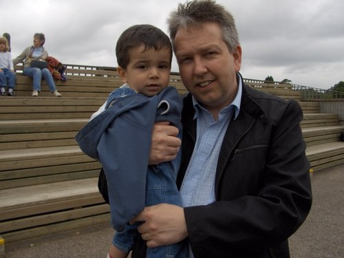 Primary headteacher, parent, music lover, Plymouth Argyle fan, greying hair (generally related to previous details)