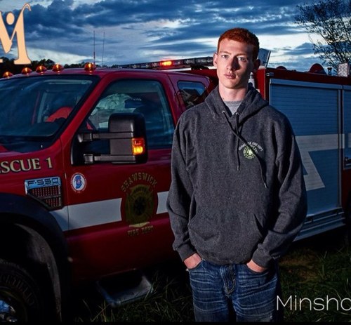 I'm a volunteer firefighter, And a sophomore at the University of Southern Indiana, I'm a double major, studying Criminal Justice and Sociology.
