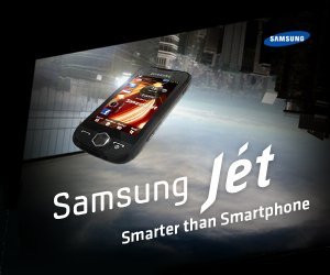 SMARTER THAN SMARTPHONE - The highly anticipated Samsung Jet makes its global debut, opening a new chapter in full touch mobile history.