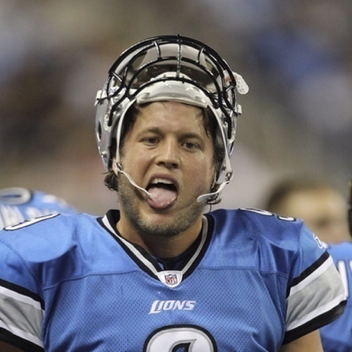 Future HOF QB for the lions. Calvin Johnson is always open. Not affiliated with the Detroit Lions. PARODY