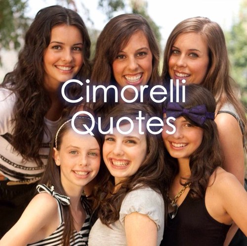 CIMORELLI Quotes. Love Cimorelli and support them 100%. Side note: I also love Lee Pace #eyebrowgod