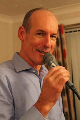 Slightly balding crooner
