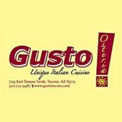 Gusto Osteria, with menu & recipes by Joe Scordato, believes that authentic hearty Italian meals with excellent wines should be enjoyed at affordable prices!