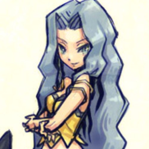 {she pets her Umbreon} Greetings and welcome. I'm Karen and I prefer Dark Type Pokemon. Also, I am one of the elite four. [Pokemon RP]