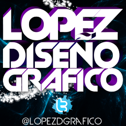 LopezDGrafico's profile picture. Informático, diseñador gráfico, trabajador, curioso y emprendedor.
Contacto: lopez-dg@hotmail.com