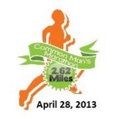 cmm2point62's profile picture. The Common Man's Marathon believes that running and fund-raising are for everyone. Our 2.62 Mile race is for joes and pros! The 2013 Race is April 28th @ 9AM.