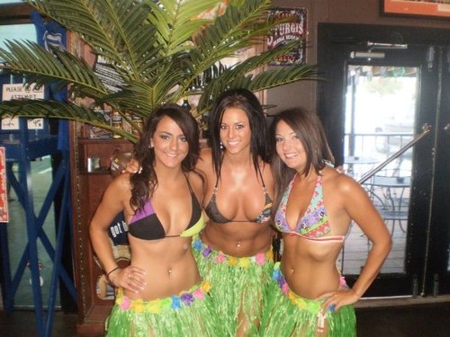 Bikinis is looking to hire the hottest girls to work at the best sports bar downtown!