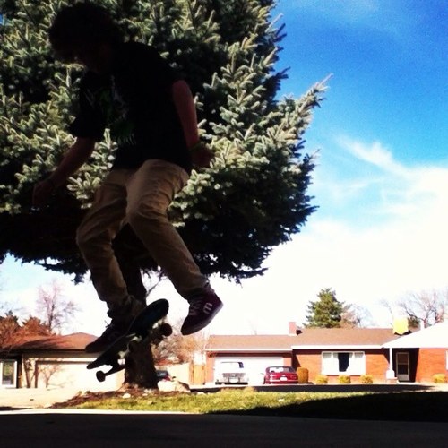 I skate some body do something most dope