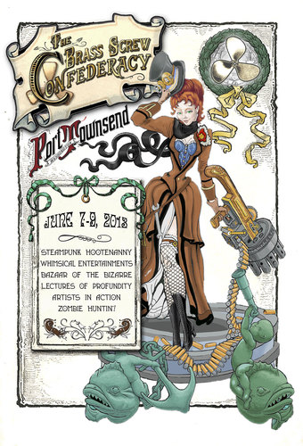 Join us somewhere between 1891 and a time that yet may be to celebrate creative genius, weird science, fine whiskey, good friends, and a big metal prop.