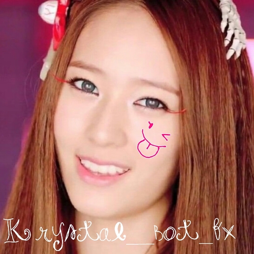 あんにょん★f(x)のクリスタルですっ!皆さんといっぱい仲良くしたいです(*^^*)気軽にフォーミーkk  Since.11.22  復活しました☆