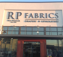 The Rag Peddler is Lexington's largest fabric store, retail drapery and upholstery shop. We create custom fabricated window treatments, bedspreads, headboards,
