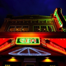 Calhoun's historic GEM Theatre - bringing concerts, movies, and a variety of other events to Northwest Georgia.