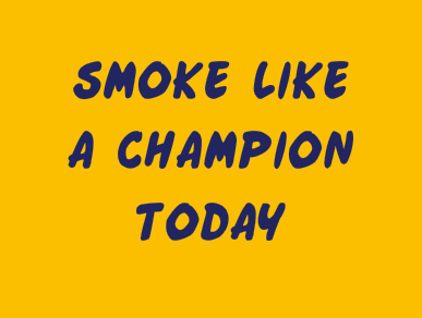 Pardon while I light this spliff...