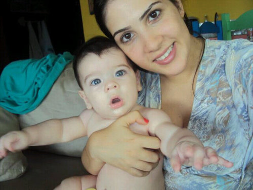Mamãe do principe Vicente Filho. Graças a Deus muito feliz! ♥