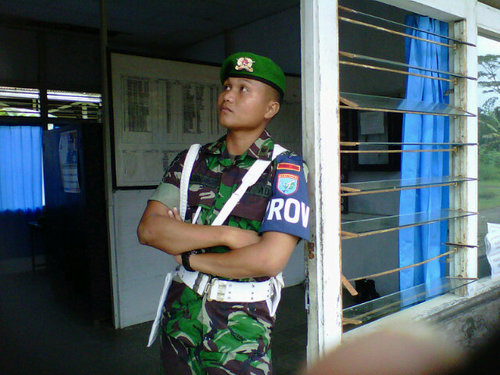 Signal platoon commander 641st/Beruang infantery batalyon.