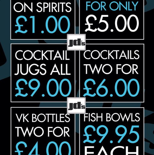 Torquay's most vibrant bar//Karaoke: weds, thurs, fri & sat 9pm-3am/ DJs; thurs, fri & sat 9pm-3am...JDs...bringing you the best nights over 2 floors!!