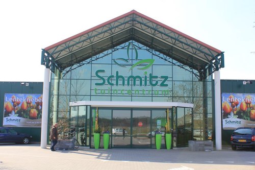 Tuincentrum Schmitz is gelegen aan de Herkenbosserweg 2 te Vlodrop. Tel;0475-535919. Het adres voor tuinplanten - vijverartikelen- tuinmeubelen en meer.