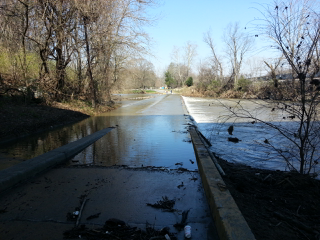 Letting you know if the low water bridges on the greenway may be flooded. Data is extracted from the USGS at http://t.co/iazSecgz