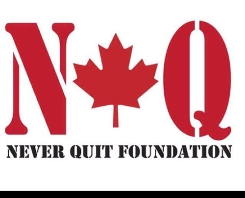 NeverQuitCanada's profile picture. Never Quit Foundation's goals are to be able to raise awareness for adaptive living and take Canadian Hero's injured in the line of duty to special events.