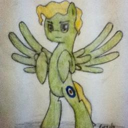 Sopwith's the name, precision trick flying's the game. Don't try to out maneuver me. Born: Cloudsdale, Raised:Trottingham. Oh and I love apples