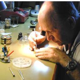Watchmaker who's Training still included actually making Watch Parts as well as Parts for and Repairing Mantle and Grandfather Clocks