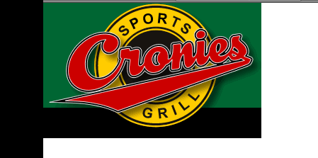 Cronies Sports Grill is a family restaurant with a sports theme.  Cronies has the best sandwiches and burgers as well as the coldest beer in town!