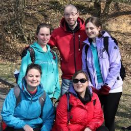 Agne, Aline, Kirstie and Mandie: four tough ladies from four countries training for the Oxfam Trailwalker in Germany this September!
