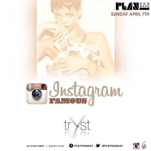 PLAYTRYST's profile picture. #PlaySundays Toronto's #1 Sunday Night Party.

$100 Bottle Specials & Ladies in Groups of 7 Entitled To A Complimentary Bottle.

PLAYSUNDAYSGUESTLIST@GMAIL.COM