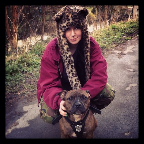 I am a tattooist at shoreline tattoo in st ives cornwall the punk scene and love dogs !