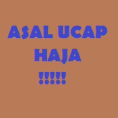 asal ucap haja nah gasan membangun kada gasan rusuh.